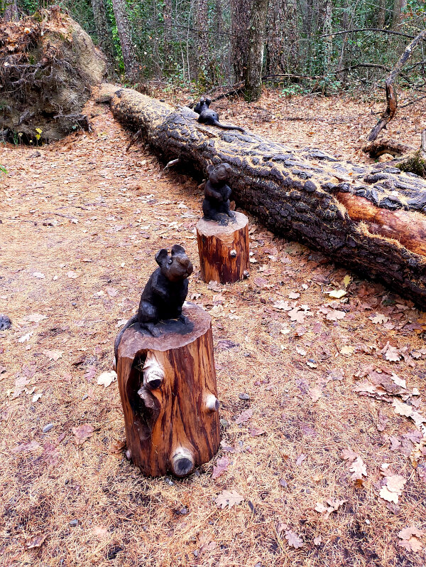 Woodland Mouse Sculptures